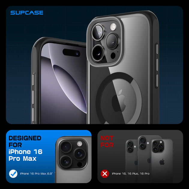 SUPCASE | iPhone 16 Pro Max (2024) | UB MAG Clear Bumper Case