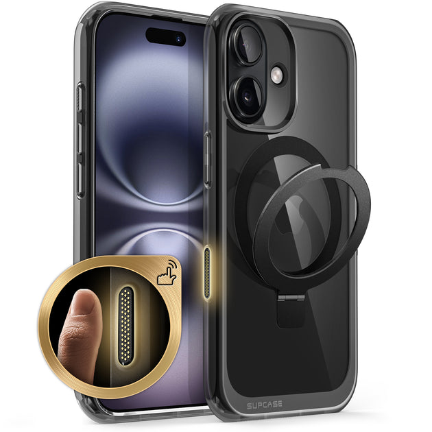 SUPCASE | iPhone 16 (2024) | UB MAG Stand Clear Bumper Case