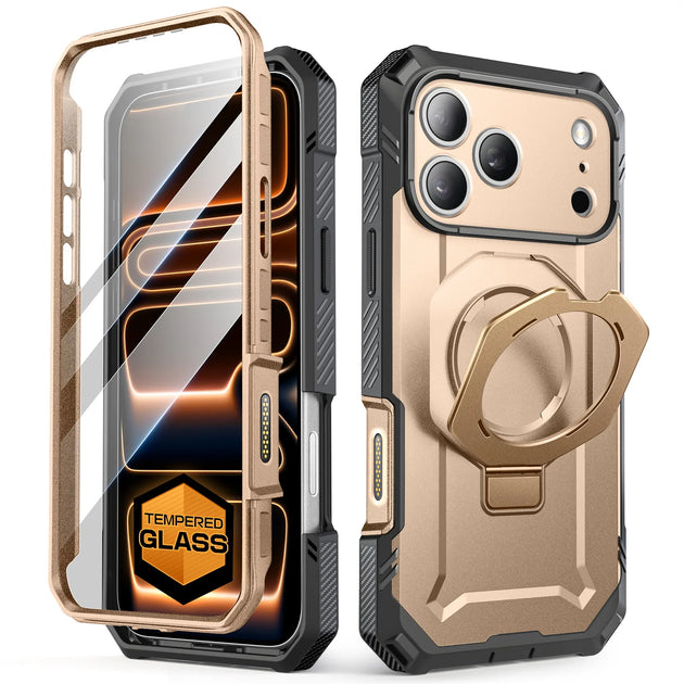 UB GRIP PRO Series iPhone 17 Pro Max MagSafe Phone Case with HD Tempered Glass UB GRIP PRO Series iPhone 17 Pro Max MagSafe Phone Case with HD Tempered Glass