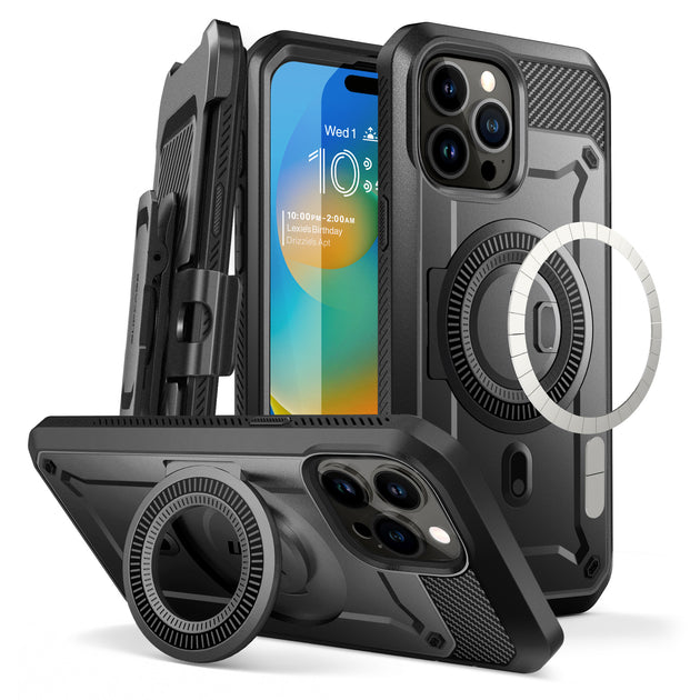 iPhone 15 Pro Max MAG-AIR Case with Belt Clip Holster - Encased