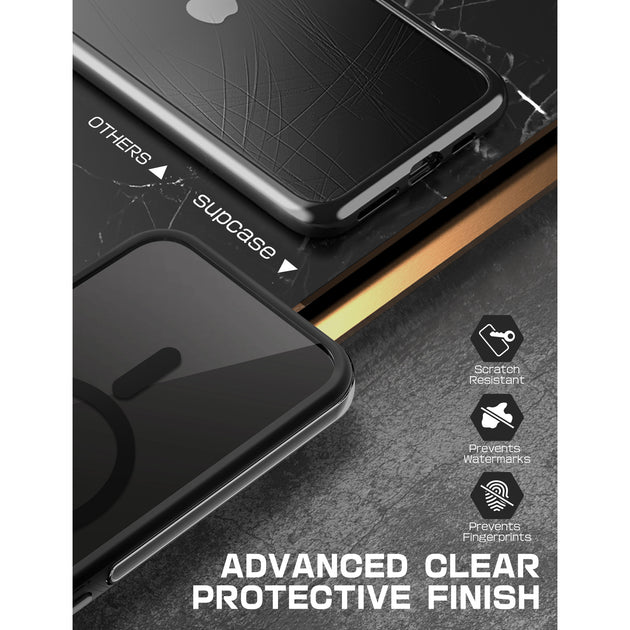Apple iPhone 15 Pro Max 6.7 vitre protection écran noir - Xeptio