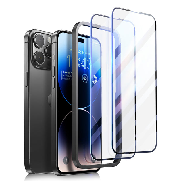 For iPhone 15/15 Plus/15 Pro Max Case with Tempered Glass Camera