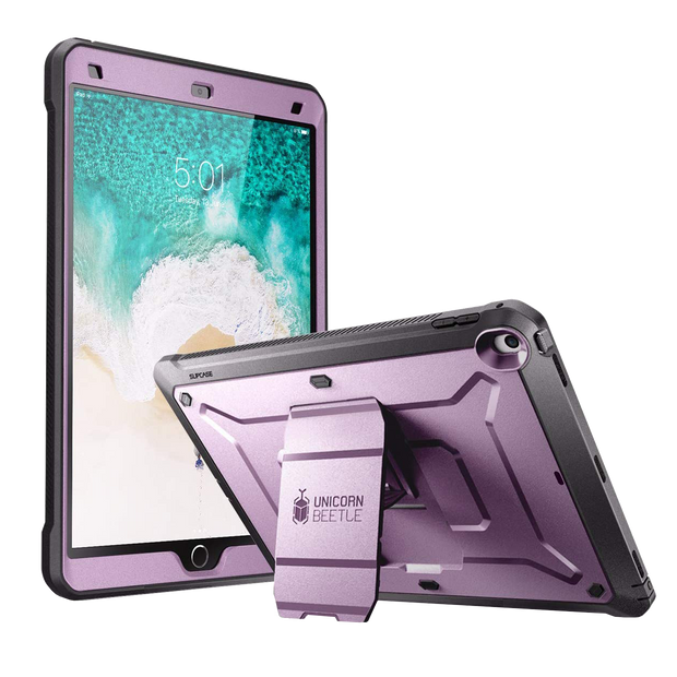 iPad Pro 10.5 inch (2017) Unicorn Beetle Rugged Case with Screen Protector-Metallic Purple