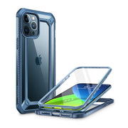 iPhone 12 Pro Max 6.7 inch Unicorn Beetle Exo with Screen Protector Clear Case-Blue