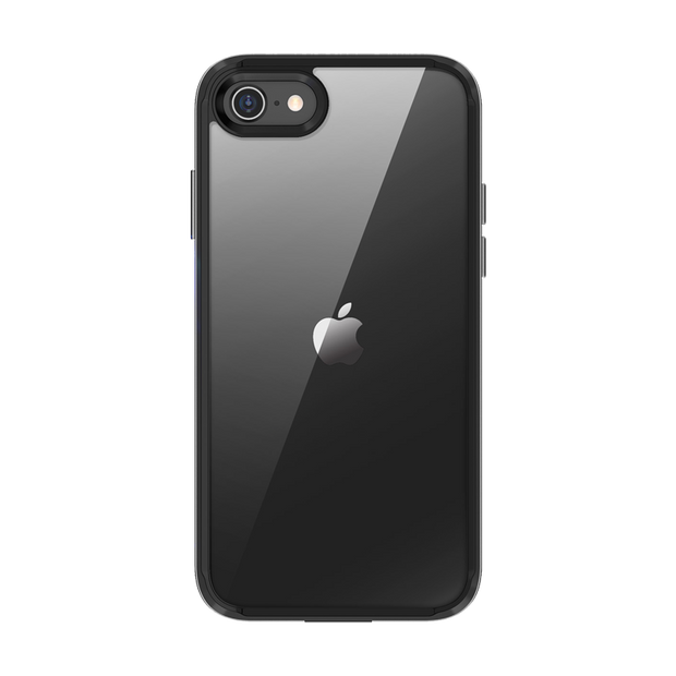 iPhone SE Unicorn Beetle EDGE Clear Bumper Case-Black