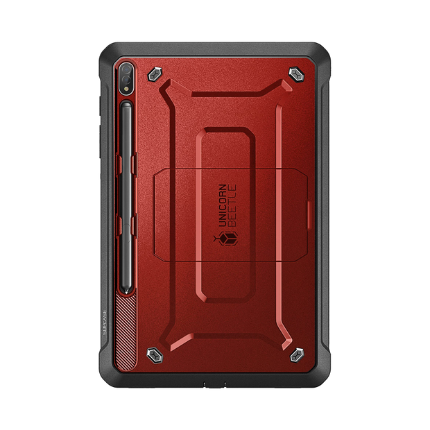 Galaxy Tab S8 Ultra (2022) Unicorn Beetle Pro Rugged Case-Metallic Red