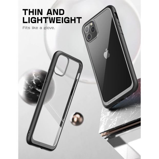 iPhone 11 Pro 5.8 inch Unicorn Beetle Style Clear Case-Black