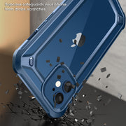 iPhone 12 6.1 inch Unicorn Beetle Exo Clear Case-Blue