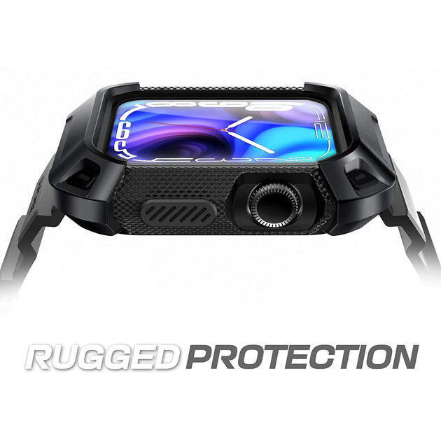 Apple Watch Unicorn Beetle PRO Rugged Wristband Case (44mm/45mm)-Black Apple Watch Unicorn Beetle PRO Rugged Wristband Case (44mm/45mm)-Black