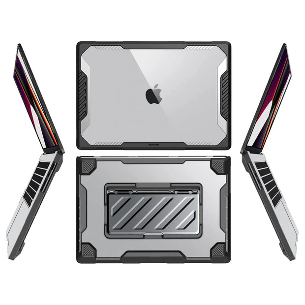 MacBook Pro 16 inch (2021/2023) Unicorn Beetle PRO Case Cover with Kickstand-Black