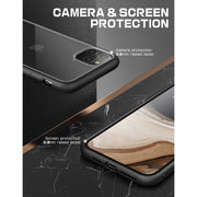 iPhone 11 Pro 5.8 inch Unicorn Beetle Style Clear Case-Black