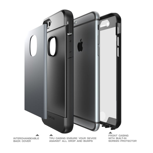 New&Teck - Cover Compatibile con iPhone X/XS + [vetro temperato New&Teck - Cover Compatibile con iPhone X/XS + [vetro temperato