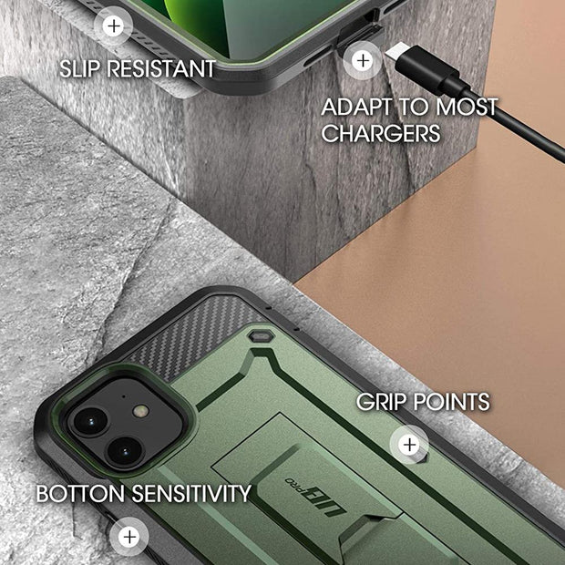 iPhone 11 6.1 inch Unicorn Beetle Pro Rugged Case-Dark Green