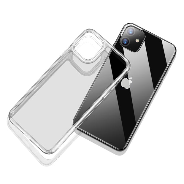 iPhone 11 6.1 inch Unicorn Beetle GLASS Slim Clear Case-Clear