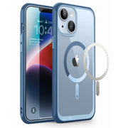 iPhone 14 Plus 6.7 inch Unicorn Beetle MAG Slim Clear MagSafe Case-Blue