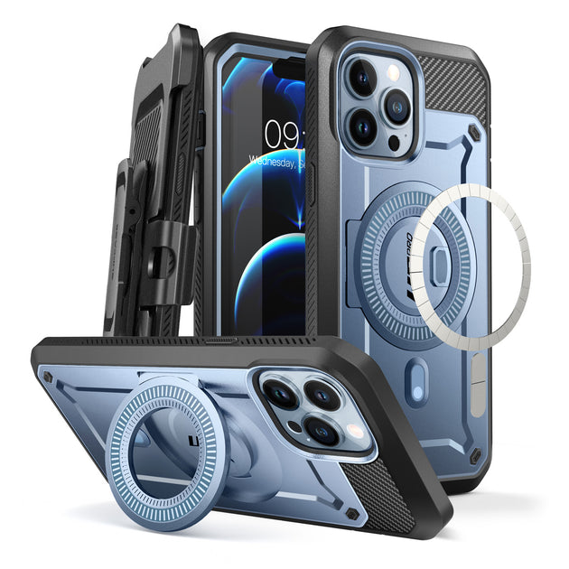 Dexnor Hoes voor Apple iPhone 14 Pro Max, ingebouwde displaybeschermfolie en standaard, duurzame bescherming in militaire kwaliteit, stootvaste beschermhoes voor Apple iPhone 14 Pro Max - Magisch Rood Dexnor Hoes voor Apple iPhone 14 Pro Max, ingebouwde displaybeschermfolie en standaard, duurzame bescherming in militaire kwaliteit, stootvaste beschermhoes voor Apple iPhone 14 Pro Max - Magisch Rood