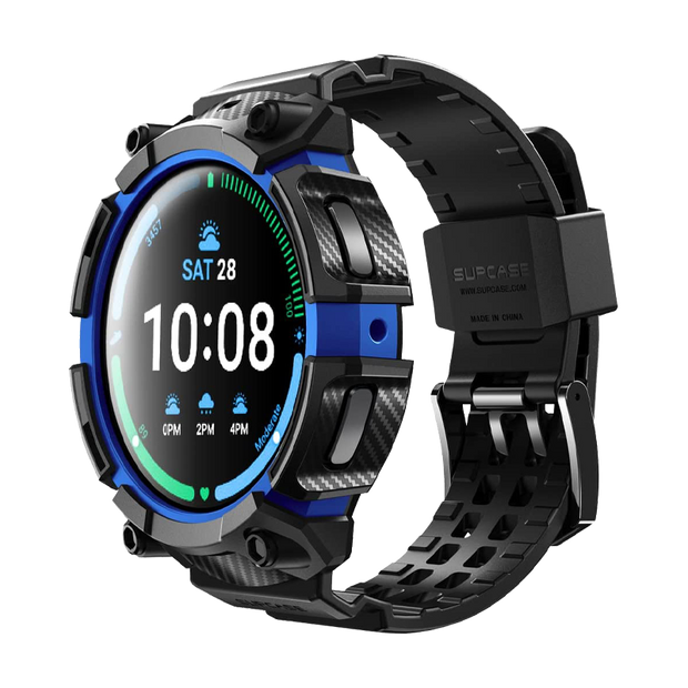 Galaxy Watch5 Pro 45mm Unicorn Beetle PRO Wristband Case-Black Blue