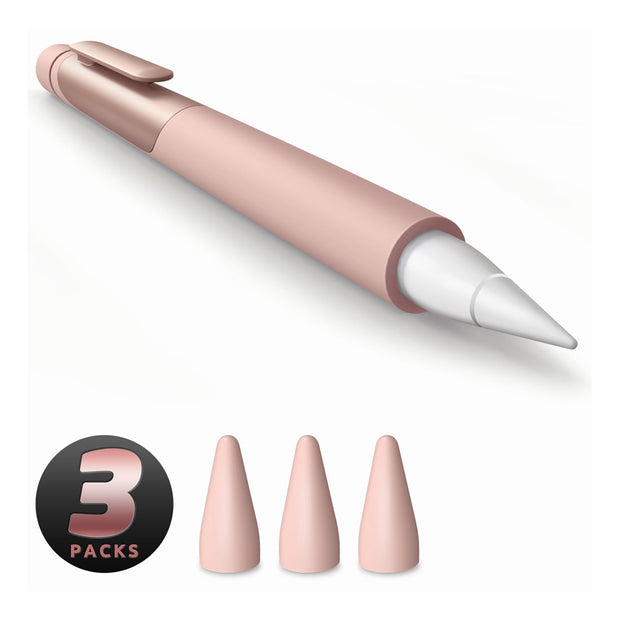 Apple Pencil 1 Silicone Protective Case-Rose Gold