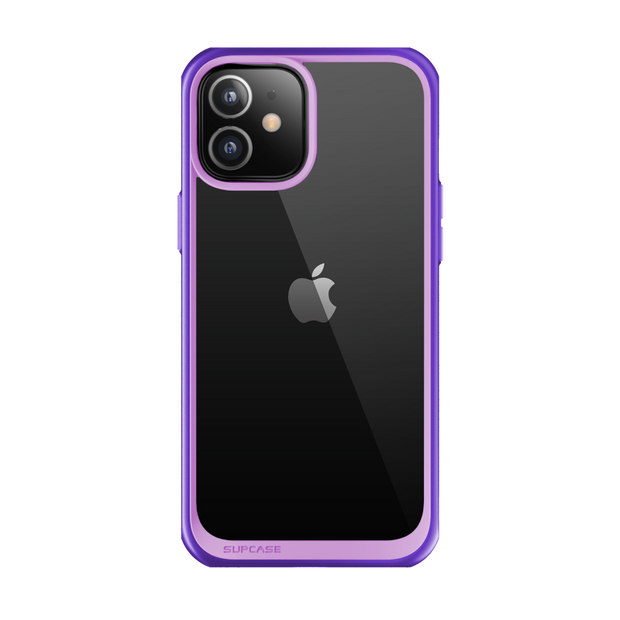 iPhone 12 mini 5.4 inch Unicorn Beetle Style Slim Clear Case-Purple