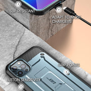 iPhone 12 Pro Max 6.7 inch Unicorn Beetle Pro Rugged Case-Blue