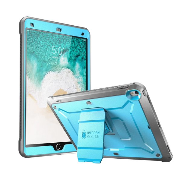 iPad Pro 10.5 inch (2017) Unicorn Beetle Rugged Case with Screen Protector-Blue