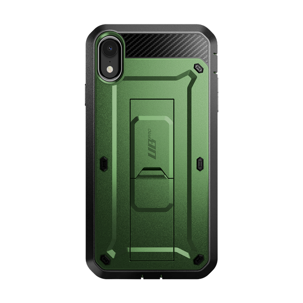 iPhone XR Unicorn Beetle Pro Full-Body Holster Case-Dark Green