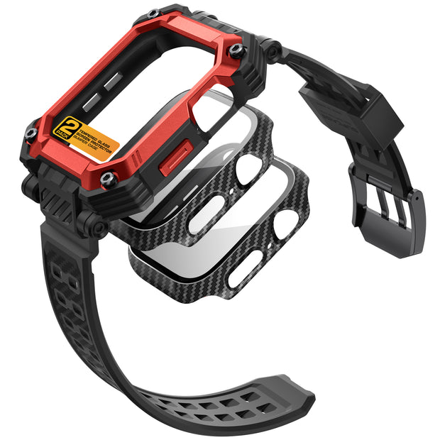 Apple Watch Unicorn Beetle PRO GLASS Rugged Wristband Case with