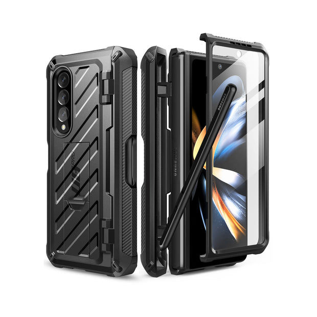 Galaxy Z Fold4 Unicorn Beetle PRO Rugged Case with S-Pen Holder(open box)-Black