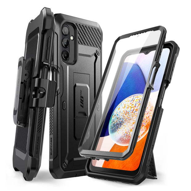 Galaxy A14 Unicorn Beetle Pro Rugged Holster Case(open box)-Black