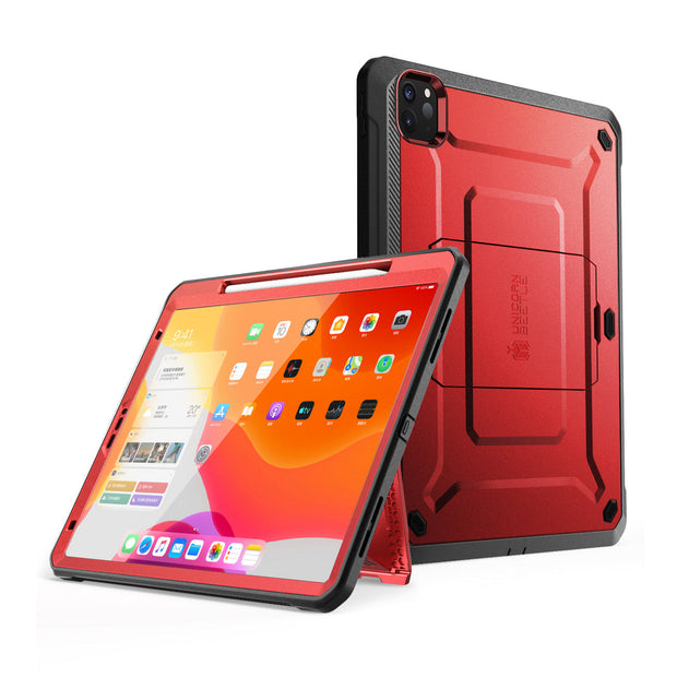 iPad Pro 12.9 Inch (2020) Unicorn Beetle Pro Rugged Case(open box)-Metallic Red