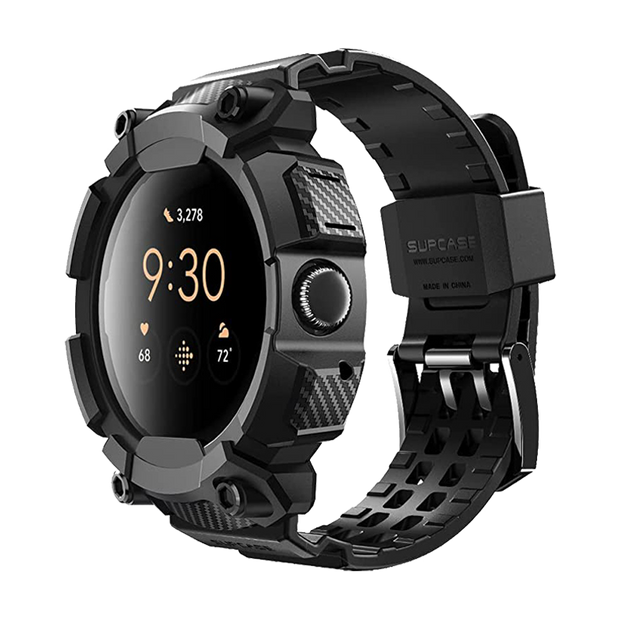 Google Pixel Watch Unicorn Beetle PRO Wristband Case 41mm(open box)-Black