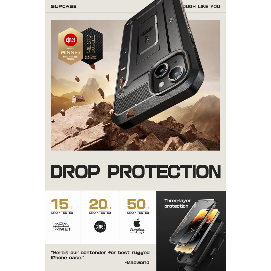 Supcase Unicorn Beetle Pro Panzer Schutzhülle IPhone 15 / Plus / Pro / Pro Max