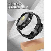 Galaxy Watch4 44mm Unicorn Beetle PRO Wristband Case(Open-Box)-Black
