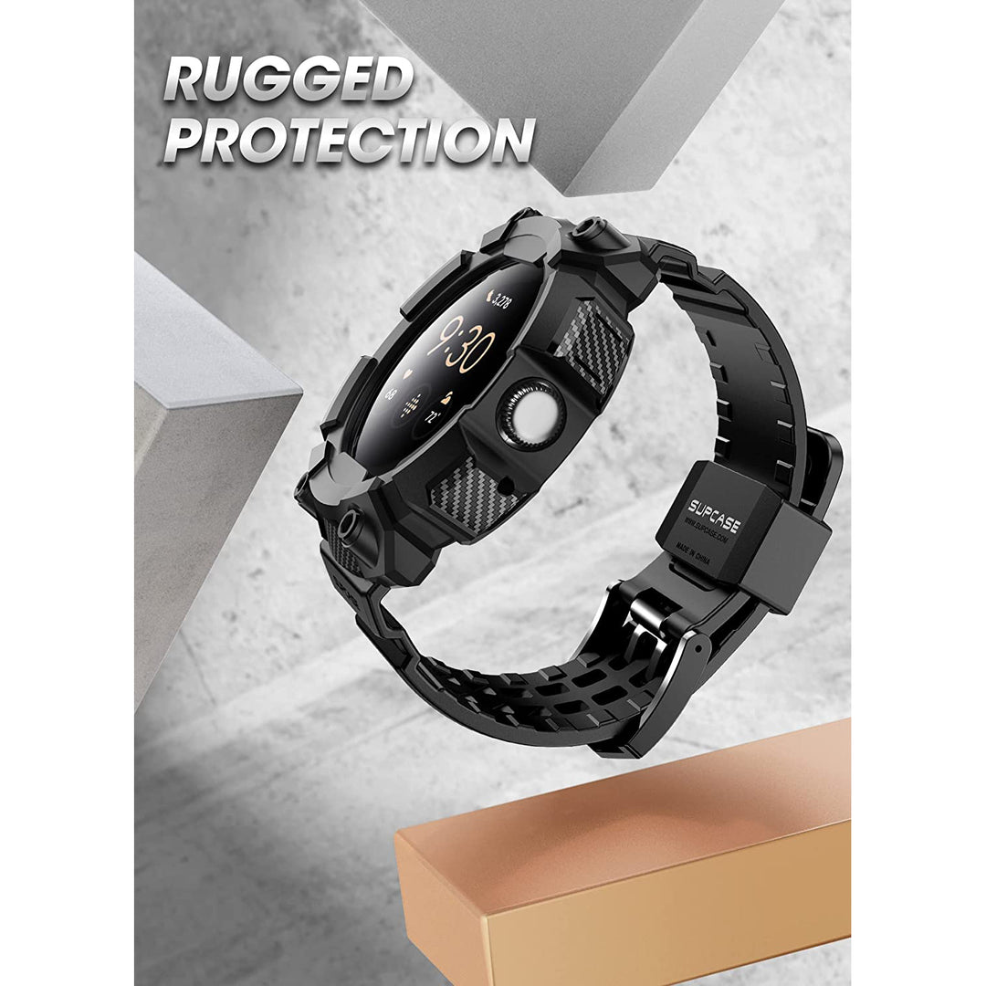 Google Pixel Watch 3 Unicorn Beetle PRO Wristband Case 45mm-Black