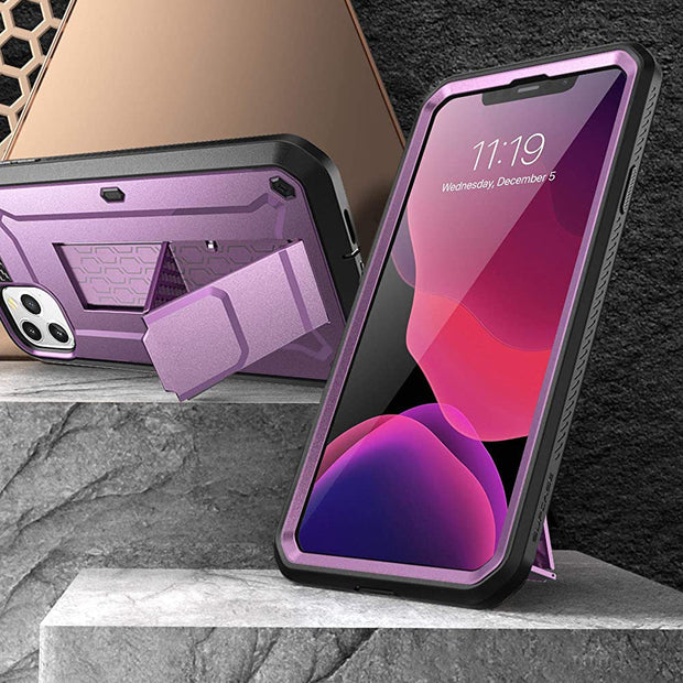 iPhone 11 Pro Max 6.5 inch Unicorn Beetle Pro Rugged Case(open box)-Metallic Purple