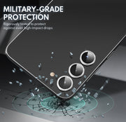 Tempered Glass Camera Lens Protector for Galaxy S23/S23 Plus-Glimmer Silver