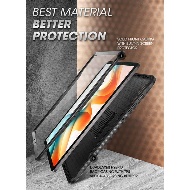 Galaxy Tab S9 FE Plus Unicorn Beetle PRO Black Rugged Tablet Case
