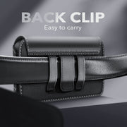 Universal Belt Clip Cell Phone Holster for Galaxy Fold and Large Phones(open box)-Black