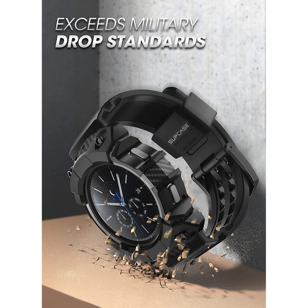 Galaxy Watch4 46mm Unicorn Beetle PRO Wristband Case(Open-Box) -Black