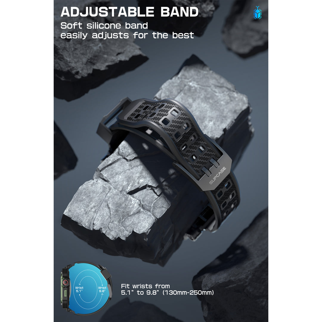 Apple Watch Unicorn Beetle PRO GLASS Rugged Wristband Case with