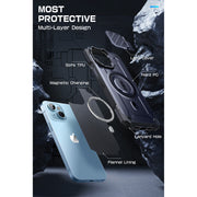 iPhone 14 6.1 inch Unicorn Beetle MAG XT MagSafe & Camera Lens Protector Case-Dark Blue