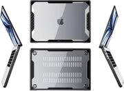 MacBook Air 15 inch (2023) Unicorn Beetle Case Cover-Black