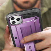 iPhone 11 Pro Max 6.5 inch Unicorn Beetle Pro Rugged Case(open box)-Metallic Purple