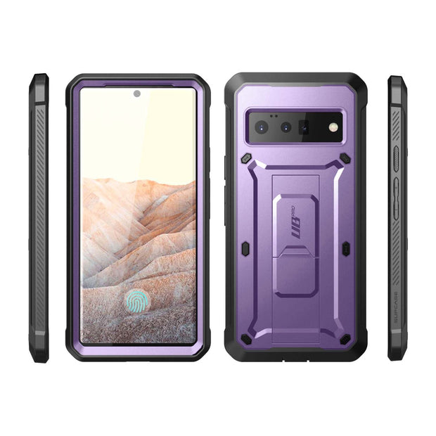 Google Pixel 6 Pro Unicorn Beetle PRO Rugged Holster Case(open box)-Metallic Purple