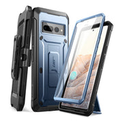 Google Pixel 7 Pro Unicorn Beetle PRO Rugged Holster Case(open box)-Metallic Blue