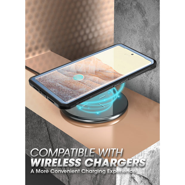 Google Pixel 7 Pro Unicorn Beetle PRO Rugged Holster Case(open box)-Metallic Blue