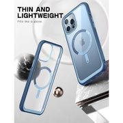 iPhone 13 Pro Max 6.7 inch Unicorn Beetle MAG Slim Clear MagSafe Case(Open-Box)-Blue
