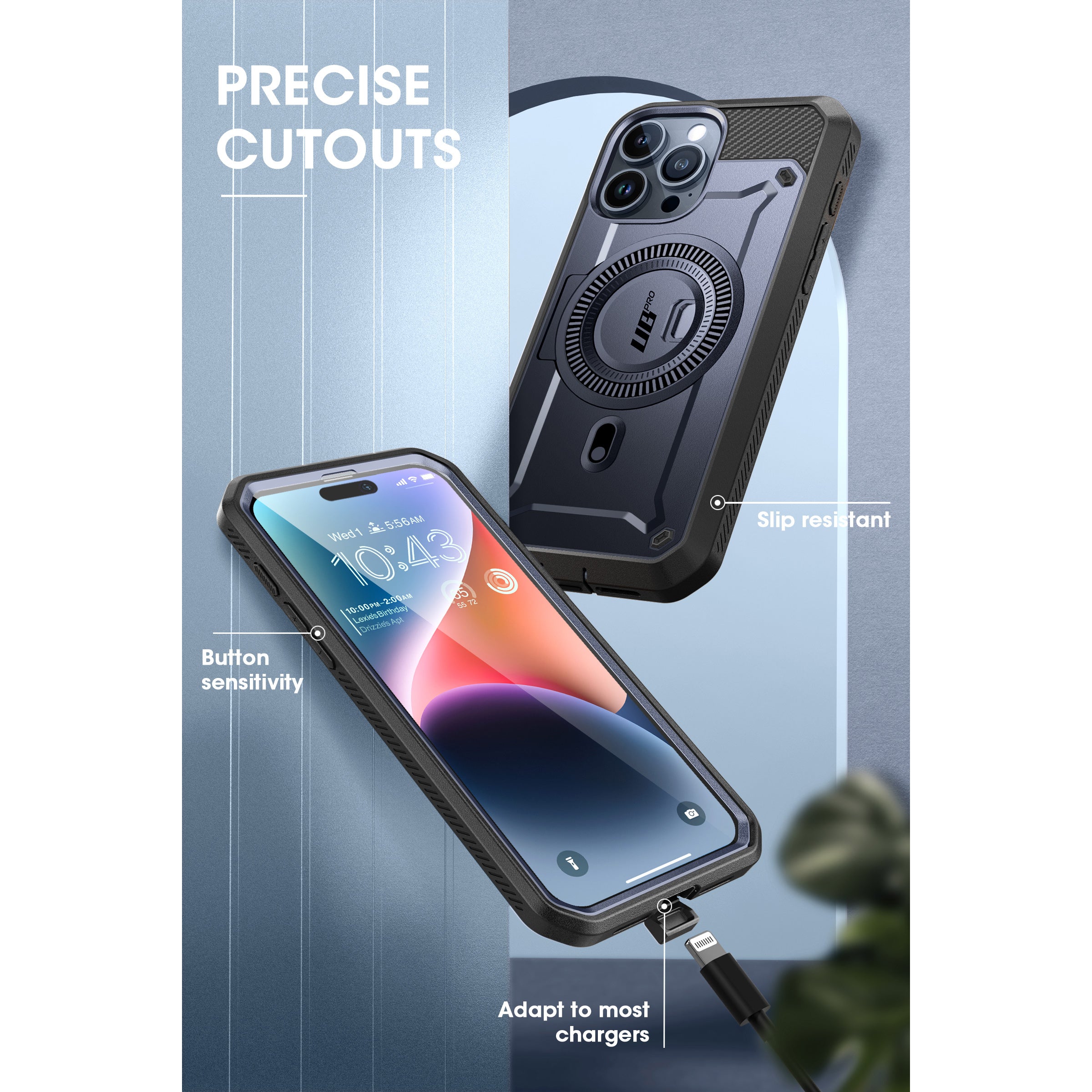 SUPCASE | iPhone 15 Pro 6.1 inch (2023) | UB Pro MAG Holster Case