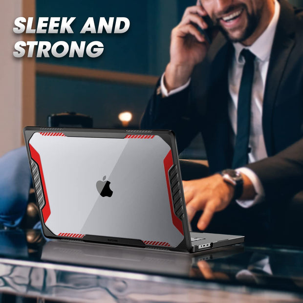 MacBook Pro 16 inch (2021/2023) Unicorn Beetle Case Cover(open box)-Red