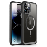 iPhone 15 Pro 6.1 inch Unicorn Beetle MAG Slim Clear MagSafe Case-Black